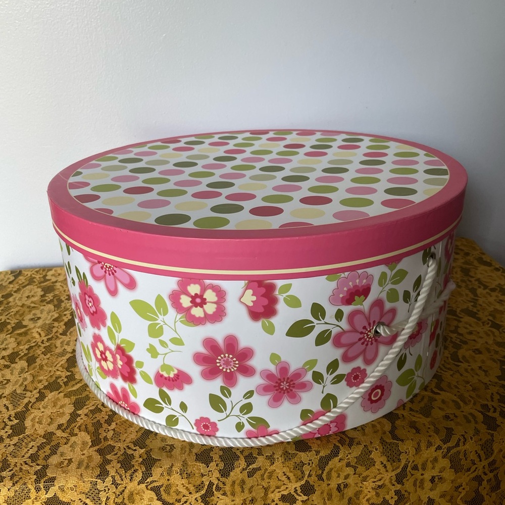 Laura Ashley Large Storage/Hat Box